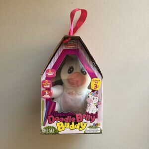 NEW Unicorn Doodle Belly Buddy Buttercup Plush Toy Set Markers & Unicorn